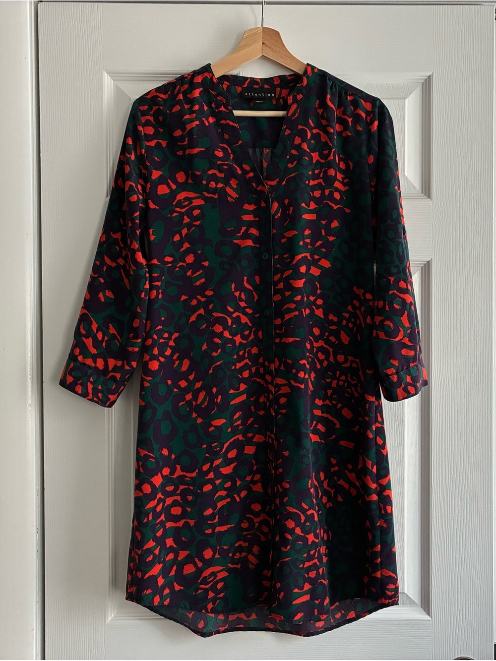 attention Mardi Gras dress